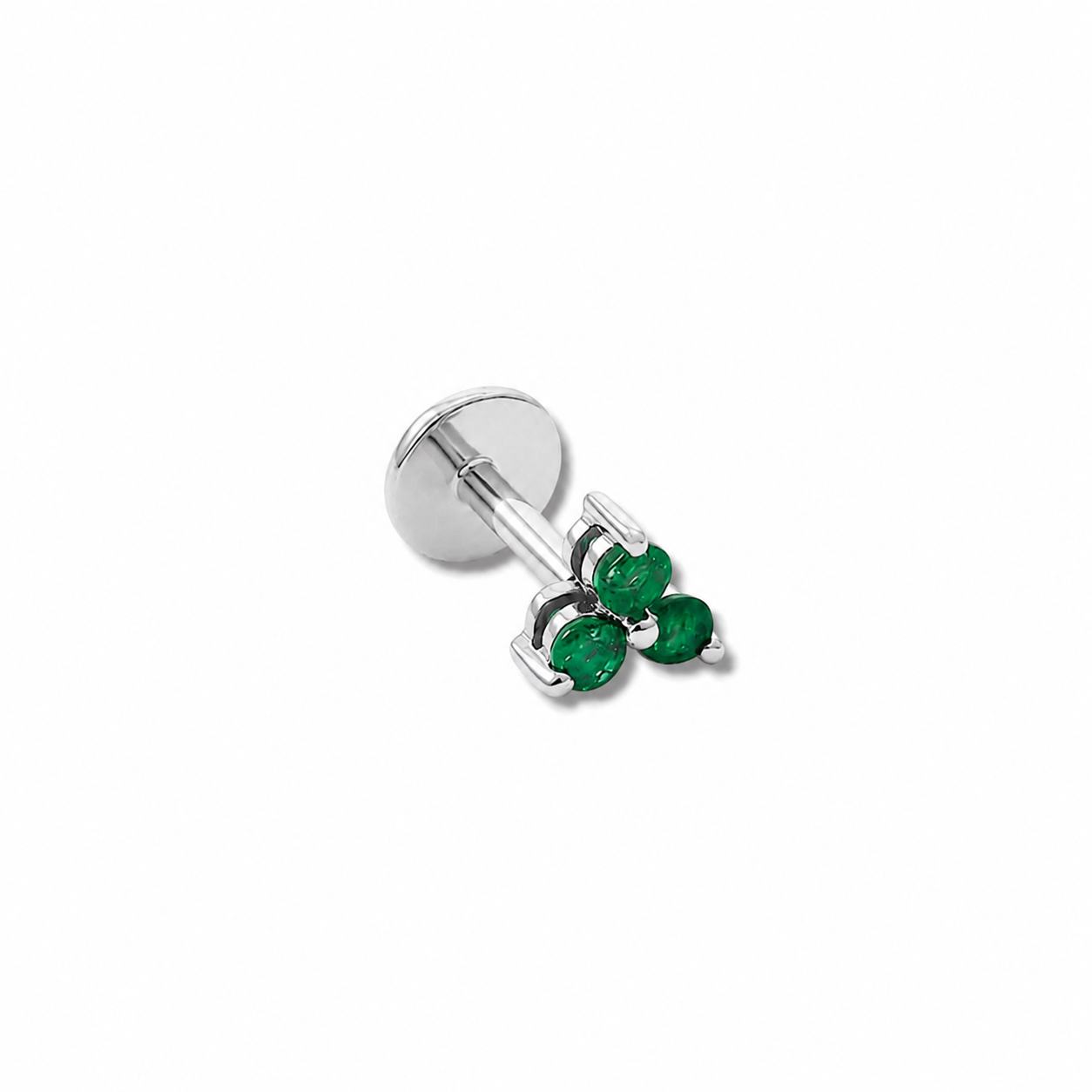 Flower Emerald Flatbacks