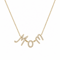 Mom Cursive Necklace