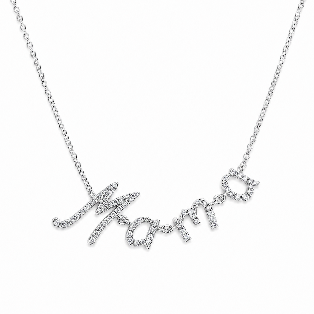 MAMA Cursive Necklace