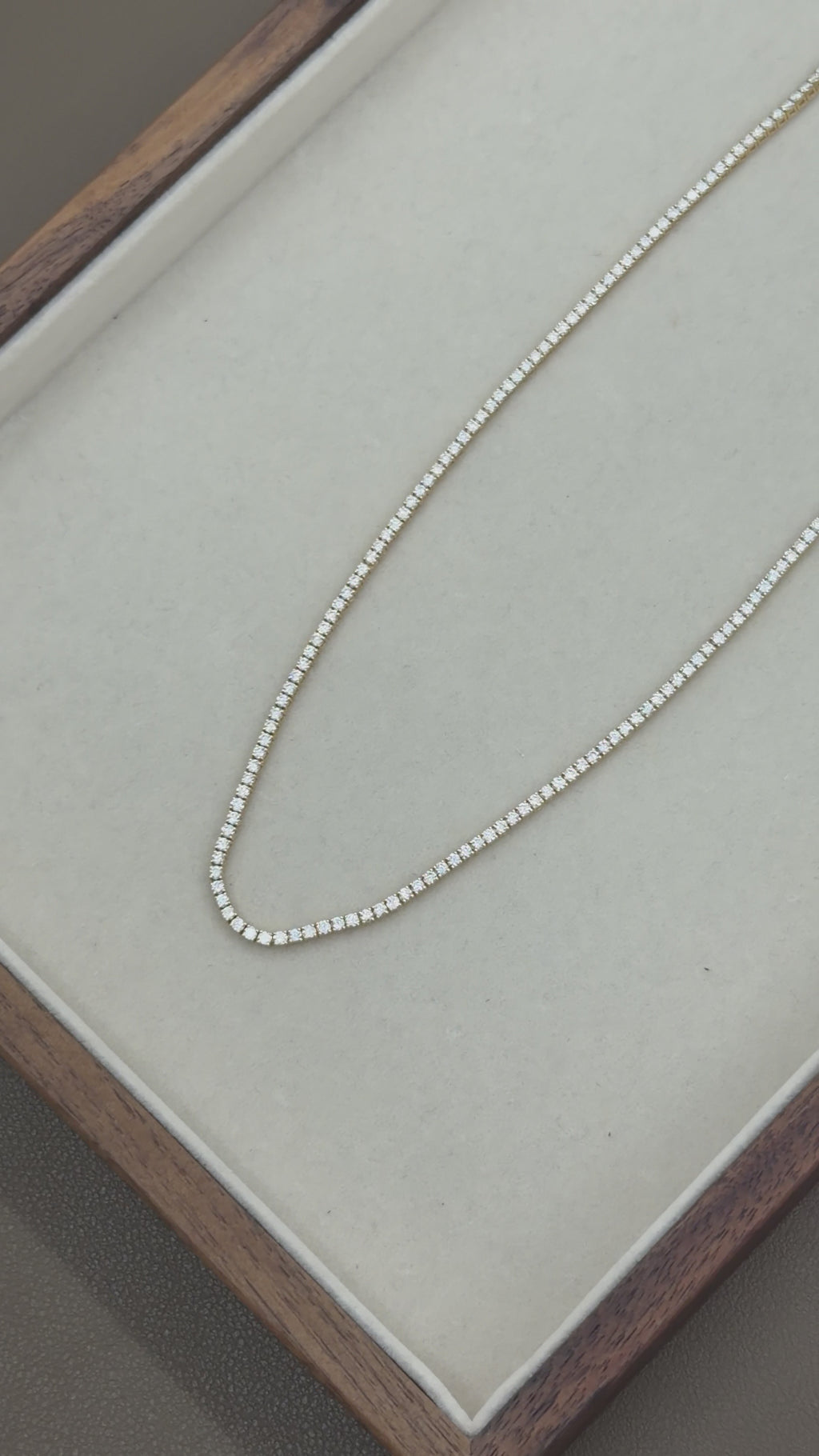 5.33ct Lab Diamond Tennis Necklace