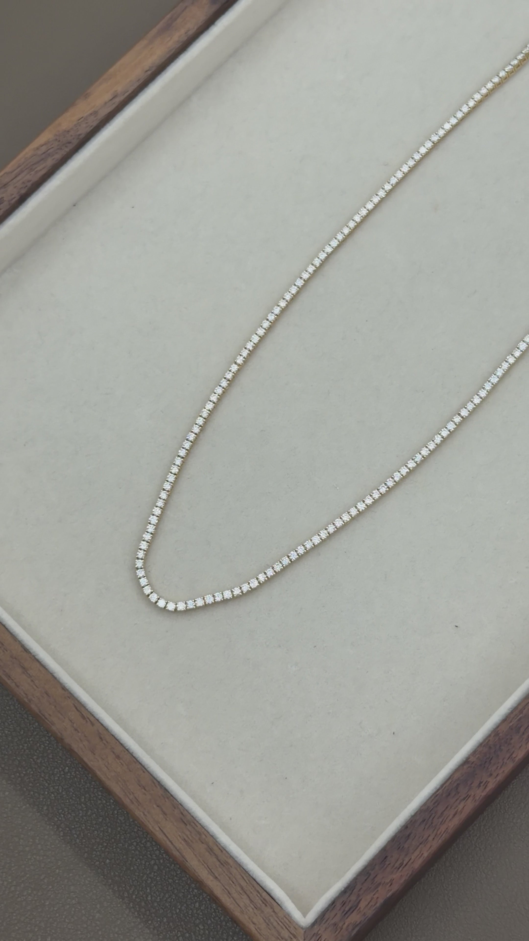 5.33ct Lab Diamond Tennis Necklace