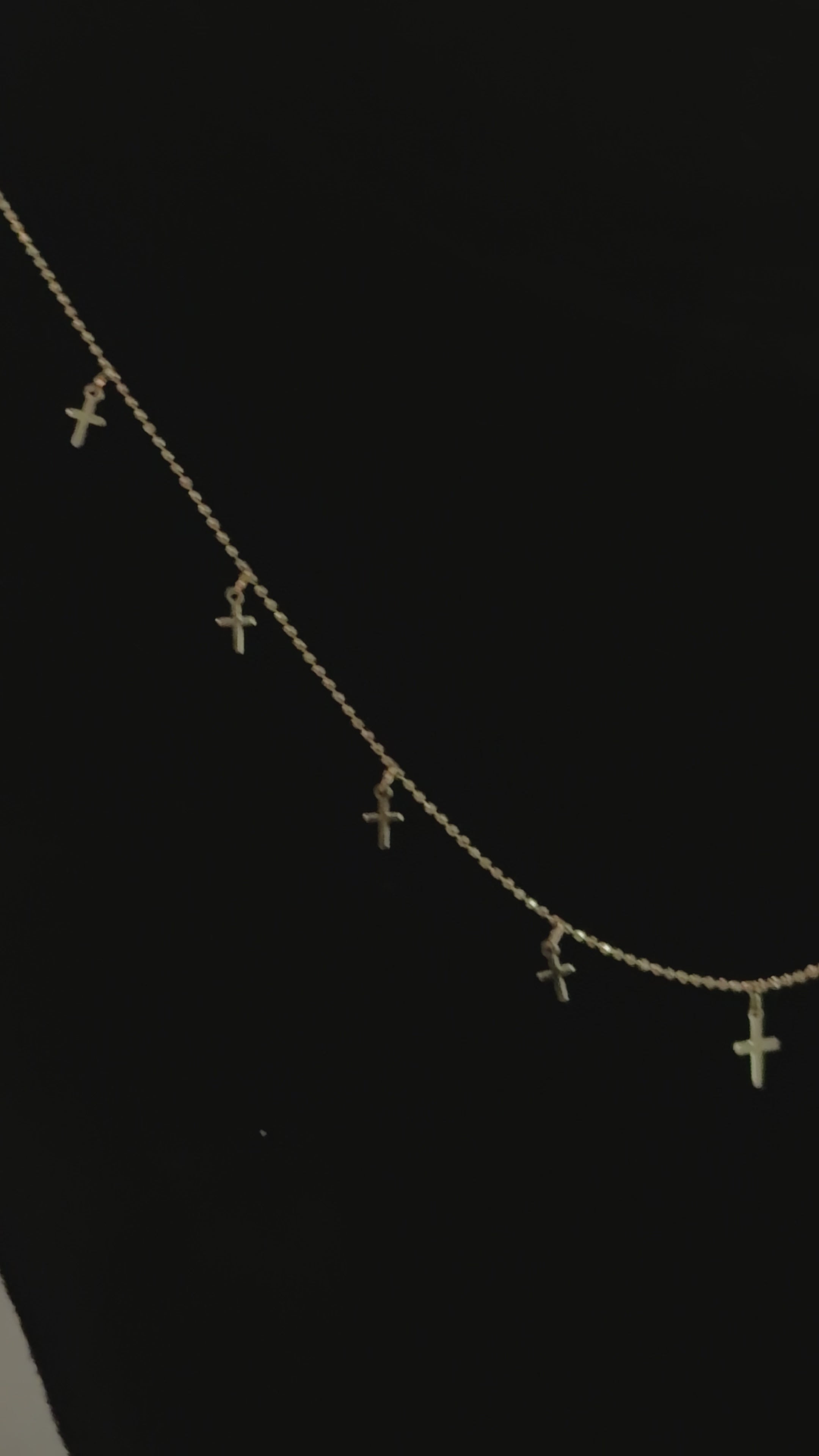 Dangling Cross Necklace